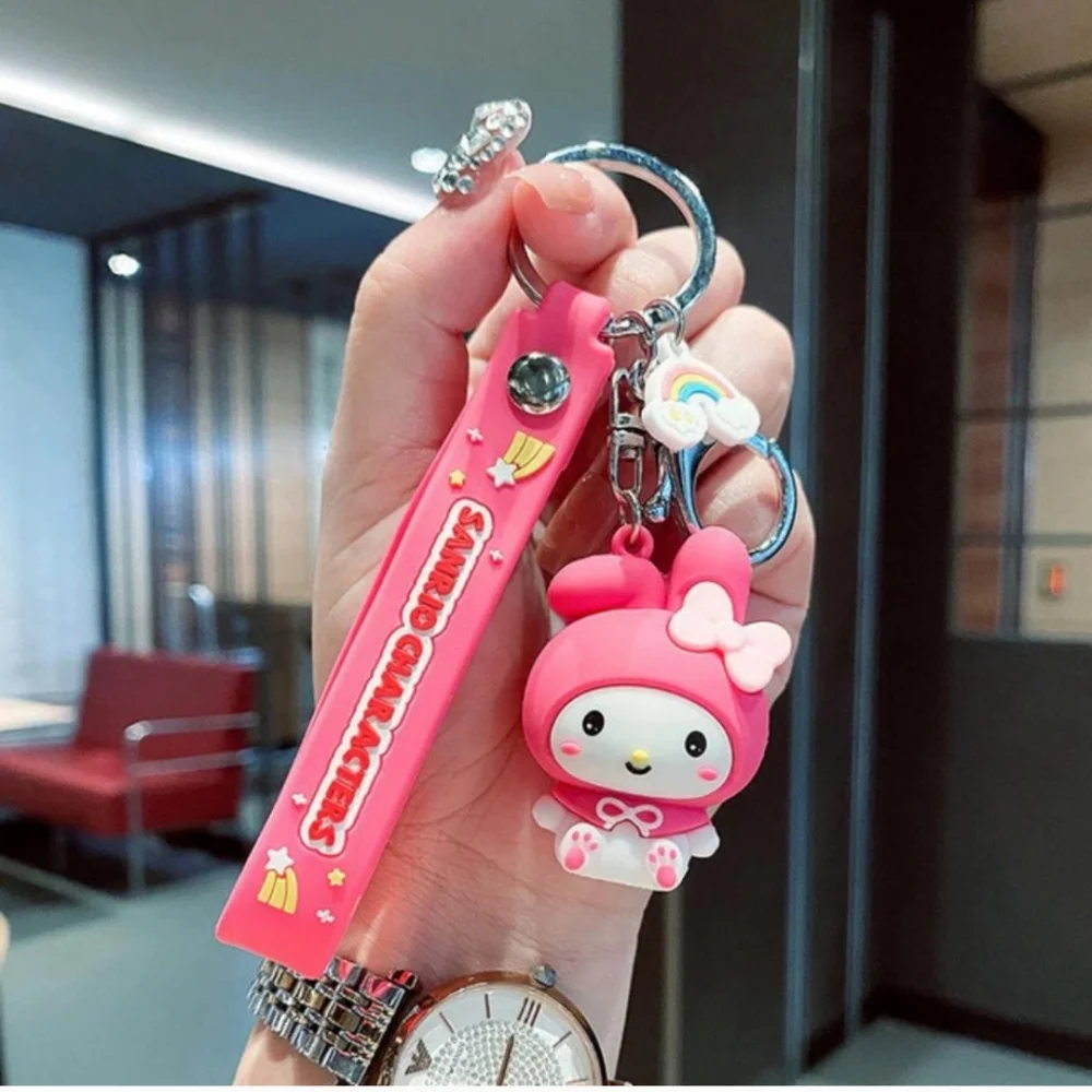 Hello Kitty My Melody Sanrio bundle Inspired Keychains Keyring Bag Charm…